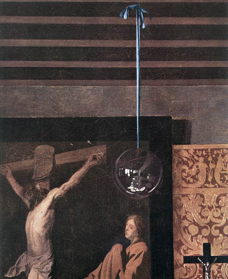 VERMEER VAN DELFT, Jan The Allegory of Faith (detail) r